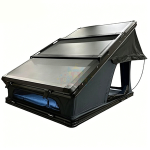 Oem Single Roof Top Tent Triangle Car Offroad Luxury Outdoor Camping Waterproof Awning Car Rooftop Tent Hard Shell With Ladder - Product Image 3
