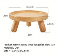 Support surélevé en bois de chêne massif écologique antidérapant pour gamelles de chats et petits chiens – Protection de la posture cervicale