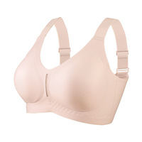 Nouveau soutien-gorge sans traces pour femmes, grandes poitrines, petites poitrines, bonnets larges, maintien doux, anti-chute, sans armatures, grande taille