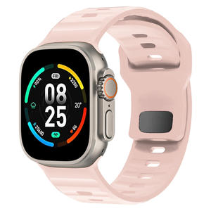 Correa de Silicona Ancha y Suave con Hebilla Metálica Cuadrada para Apple Watch 7/8/9/10/Ultra, Correa de Reloj de 42/44/45/49mm para IWatch - Product Image 3