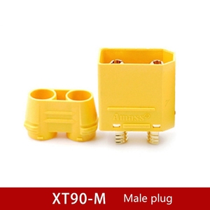 XT90H-M XT90S XT150 XT90E AS150-M AM1015E-M -F ขั้วต่อกระแสไฟสูงสีเหลืองสีดำสีแดงทองปลั๊กโมเดลเครื่องบิน - Product Image 2