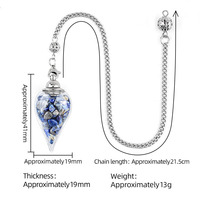 Vente en gros de copeaux d'améthyste naturelle en bouteille de verre, pierre de guérison en cristal, pendentif de méditation yoga pour cadeau DIY