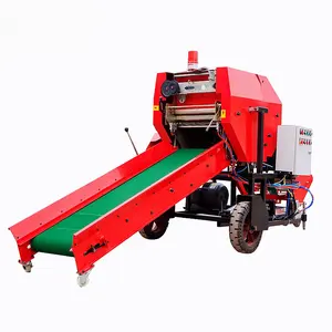 Hot sales in 2024 silage machine packing silage baler and wrapper machine in stock Wet and dry use