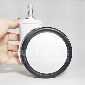 Medium Duty Caster Medical Casters Mute Hospital Bed Swivel Caster <strong>Wheels</strong> Treated Stem 2.5" <strong>3</strong>" 4" 5 Inch TPU with ABS Core - Product Image 3