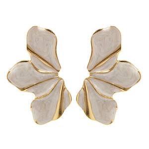 Boucles d'Oreilles Puces à Grosses Fleurs Multicolores pour Femme, Accessoires Quotidiens Tendance pour Dames, Bijoux de Mode 2024, Cadeau pour Fille - Product Image 6