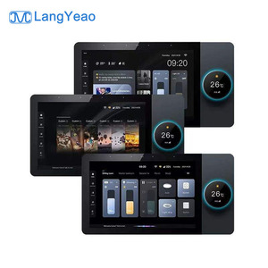 Langyeao sản phẩm nhà thông minh ZigBee Wifi Hub Gateway 4/6/7 inch tuya Alexa cảm ứng Glass chuyển đổi bảng điều chỉnh tường điều khiển trung tâm - Product Image 1