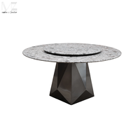 Ensemble de salle à manger moderne de luxe en acier inoxydable noir, table à manger en marbre de pierre frittée dorée pour 4 personnes, 4 chaises