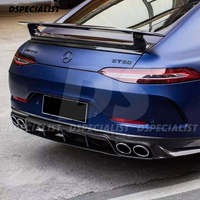 Kit carrosserie en fibre de carbone sèche de style Pt, diffuseur de pare-chocs arrière pour Mercedes Benz AMG GT43 GT50 GT53 X290