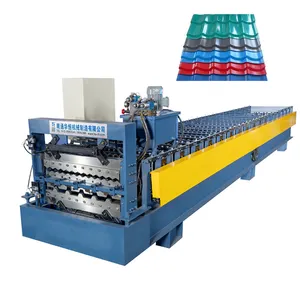 Huaheng China ha realizzato una macchina per casseforme in rotolo di pannelli in lamiera di alta qualità a doppio strato 840/900mm