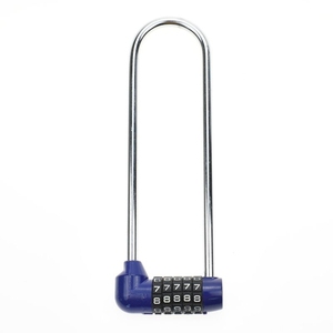 Candado <span class=keywords><strong>de</strong></span> <span class=keywords><strong>Seguridad</strong></span> YH9995 <span class=keywords><strong>de</strong></span> 5 Dígitos con Contraseña, Aleación <span class=keywords><strong>de</strong></span> Zinc Antirrobo para Gabinete/Armario, con Barra Grande y Acabado Azul - Product Image 1