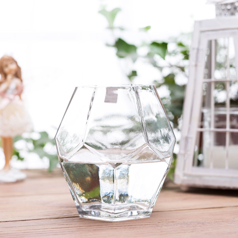 Factory Produced Wholesale Glass Flower Vase for Home Decor