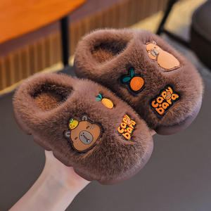 Anti-slip soft sole, breathable and odor-proof, warm with added insulation, <b>home</b>-use cotton <b>slippers</b> - Product Image 5