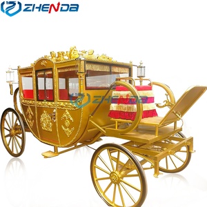 Chariots de mariage à chevaux électriques de style royal, nouveaux produits, prix d'usine, remorque de calèche à chevaux à vendre - Product Image 4