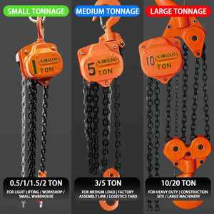 Palan à chaîne manuel KAWASAKI 1 tonne VC Bloc à chaîne manuel 1 tonne 2.5 M - Product Image 5