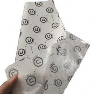 Feuilles de papier sulfurisé personnalisées résistantes à l'huile, papier ciré pour emballage alimentaire, papier anti-graisse jetable - Product Image 1