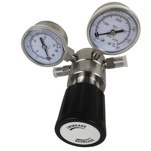 Régulateur de gaz en acier inoxydable NanCon NR31 avec fonction de décharge, instrument de contrôle de laboratoire - Product Image 1