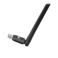 Adaptateur WiFi Bluetooth USB 600 Mbps 2 en 1 Carte réseau Double bande 2,4 G 5 GHz Antenne WiFi Mini récepteur sans fil PC Ordinateur portable Dongle