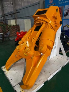 Potentes alicates hidráulicos de doble cilindro para excavadoras, cizallas para eliminación de chatarra, esenciales para la construcción de motores y núcleos de motor. - Product Image 3