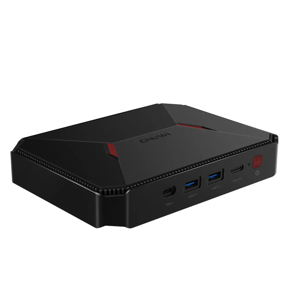 CHUWI GBox Pro Mini PC Intel Atom X7-E3950 Quad Core Win 10 OS 4GB di RAM 64GB ROM con gigabit Ethernet 2.4G/5G Dual Band Wifi