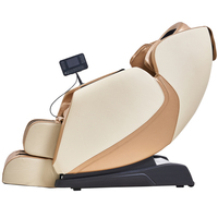 Fauteuil de massage à airbag complet à commande vocale avec musique Bluetooth, étirement intelligent 3D, portable et pliable pour un usage domestique