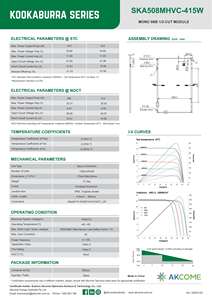 Módulo de Panel Solar Monocristalino de Alta Eficiencia AKCOME SKA508MHVC de 210 mm, 9BB, Corte Medio, 410w 415w para Europa - Product Image 3
