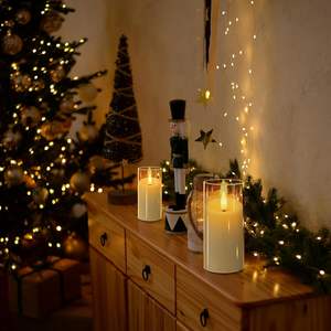 Cheap Plastic PS <b>Pillar</b> <b>Candle</b> Battery Power Led <b>Candles</b> Dancing Bullet Flame Option Wedding Party Decoration Led <b>Candles</b> Light - Product Image 5