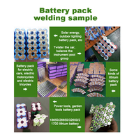 Mesin Las Titik Otomatis Dua Sisi untuk Paket Baterai Lithium 18650 26650 32650 21700 Kontrol Digital Harga Pabrik