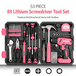 8V Lithium Ion Cordless Drill Multi Head Home Use DIY Power Screw <b>Driver</b> - Product Image 5