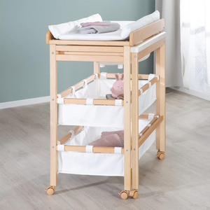 Baignoire et <span class=keywords><strong>table</strong></span> à <span class=keywords><strong>langer</strong></span> pour bébé en bois de vente chaude poste de soins infirmiers pour bébé avec rangement <span class=keywords><strong>amovible</strong></span> <span class=keywords><strong>table</strong></span> à <span class=keywords><strong>langer</strong></span> pour bébé - Product Image 2