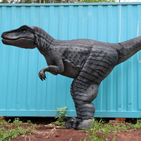 Costume de dinosaure animatronique réaliste personnalisé pour spectacle de cirque, dinosaure marchant facilement contrôlable, mascotte à vendre pour parc d'aventure