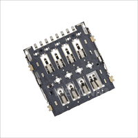 WECONN WL-SIM150-072 Connecteur de carte MICRO SIM à 8 broches + 1, type articulé, H=1,50 mm, avec interrupteur de détection, connecteur FPC personnalisable