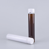 Bouteille en plastique PP pour liquide oral, double compartiment, bouteille de boisson, bouteille de médicament en plastique, 10 ml, 15 ml, 20 ml, 25 ml, 30 ml, 50 ml