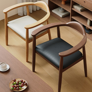 Sedie da Pranzo Nordiche Minimaliste di Lusso Moderne in Legno Massello 2 4 6 8 10 Posti, Comode per Hotel e Cucina con Braccioli, Design di Arredamento - Product Image 1