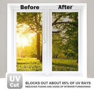Película de Privacidad para Ventanas con Efecto Espejo Unidireccional, Rechazo de Calor y Protección Anti-UV, Película Decorativa Autoadhesiva de PET para Vidrio - Product Image 2