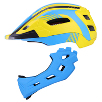 Casque de vélo intégral pour enfants en gros, coque en PC, mousse EPS haute densité, mentonnière détachable, casque de sécurité pour enfants