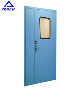 GMP certificata moderna costruzione interna in acciaio <span class=keywords><strong>porta</strong></span> ospedale a prova di fuoco superficie finita manuale aperta resistente al calore - Product Image 1