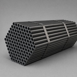 Tubo in Acciaio Saldato ERW Nero ASTM da Fabbrica Cinese, per Strutture in Acciaio, Diametro Esterno 24mm, Spessore Parete 0,8mm - Product Image 1