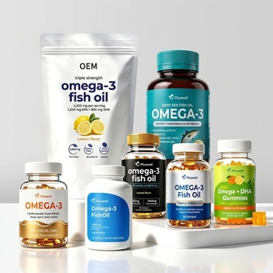 Complément alimentaire personnalisé d'huile de poisson oméga <span class=keywords><strong>3</strong></span> saveur citron en gélules molles pour adultes - Soutien antioxydant et pour la santé oculaire - Product Image 2