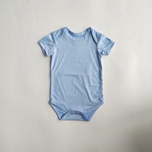 Body de Bebé Unisex con Estampado de Transferencia Térmica y Logotipo Personalizado, Multicolor, de Seda de Leche Doble Pulida, sin Mangas, 180g, con Botones, para Verano - Product Image 2