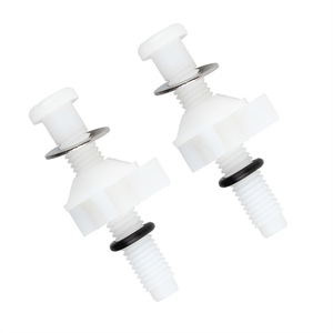 Tornillos de fijación para asiento de inodoro Aojiele, juego de pernos de plástico, 2 piezas, para instalación de inodoro en el baño - Product Image 2