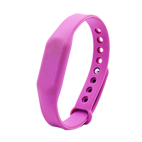 Personnaliser le paiement sans numéraire NTAG213 NFC 13.56Mhz Bracelets NFC réglables Bracelet en silicone RFID