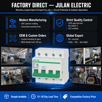 Interrupteur sectionneur JLHL 1P 2P 3P 4P 63A 80A 100A 125A 400V sur rail DIN, sectionneur principal IEC60947-3