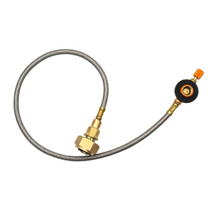 高品質屋外ストーブヘッドクランプロングフラットガスタンクインフレーションバルブストーブプロパン詰め替えアダプターバーナー - Product Image 5