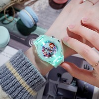 2025 Mode Enfants Mignon Lumineux Dessin Animé Montre Électronique Silicone Montre pour Enfants