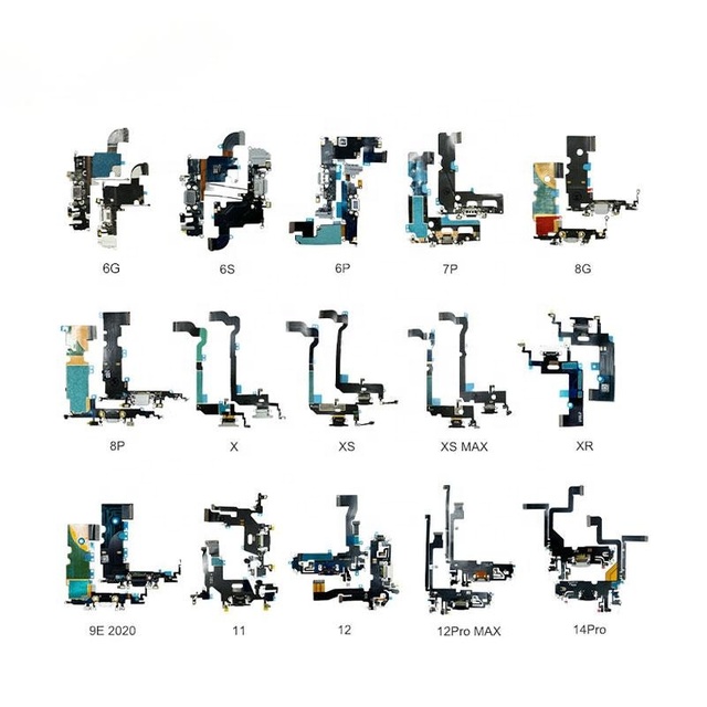 Wholesale Mobile Phone Charging Port Connector Board Flex Charging Flex Cable for Samsung A12 iPhone Tecno