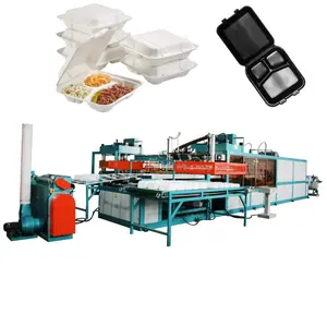 Automatic Forming Machine Making Disposable PS Foam Food Plates / Trays / Containers / Lunch Box For Take Away