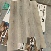 Aisen SPC Klick-Bodenbelag Verschleißfest Rutschfest Vinyl-Kunststoff 3D-Modell-Designfähigkeit für Apartments