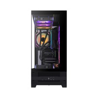Toptan OEM Bilgisayar Oyun Kasası Atx Kasa Matx Itx Pc Kasası Pc Şasisi Gabinete Gamer Cpu Kasası Siyah 220A01 Atx Kasa