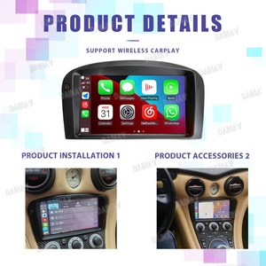 Écran tactile multimédia de 8 pouces pour autoradio GPS automatique Android sans fil pour Maserati 3200GT 4200GT 2004 2005-2007 - Product Image 5