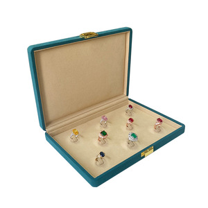Advanced Minimalist <b>Jewelry</b> <b>Storage</b> Case Peacock Blue <b>Jewelry</b> Case Customized Wholesale of Multi Specification <b>Jewelry</b> Case - Product Image 3